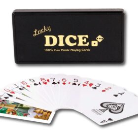 575 Lucky Dice Waterproof Plastic Playing Cards — Triple Pack
