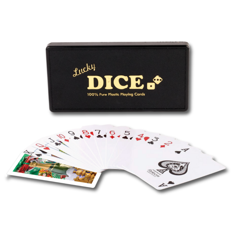Lucky Dice Waterproof Plastic Playing Cards — Triple Pack — product photo 2