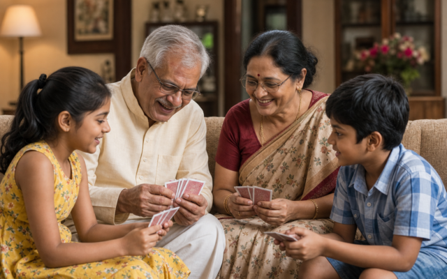 Ways to Engage Your Grandkids with a Pack of Cards