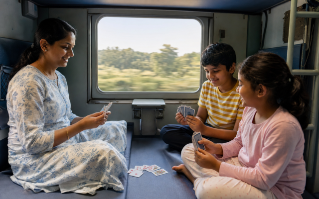 Card Games for a Long Train Trip with Kids