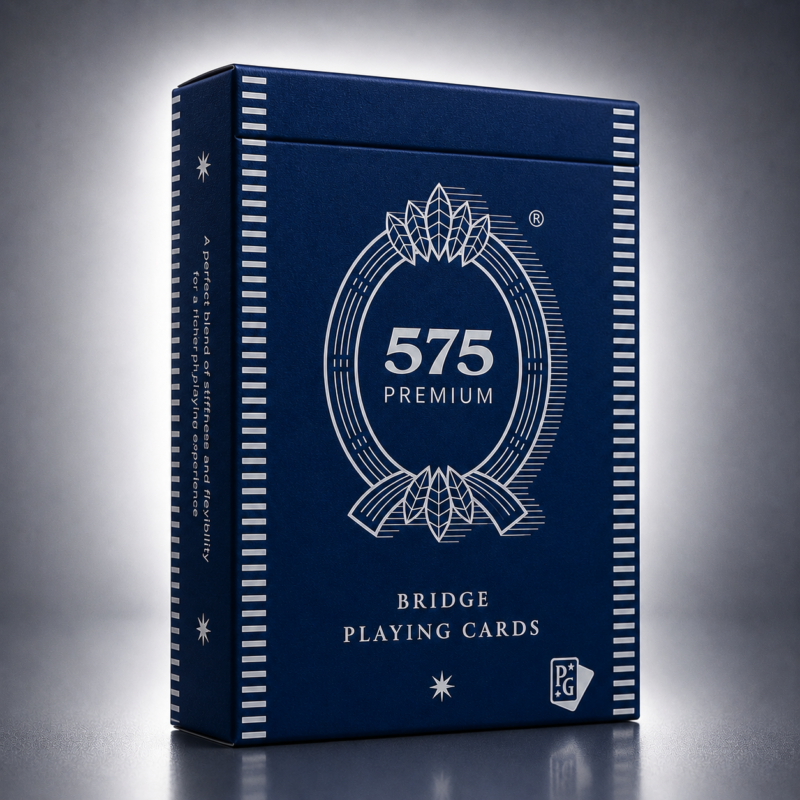 575 Premium Bridge Playing Cards — Blue