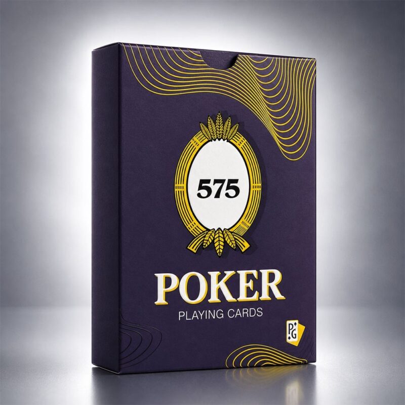 575 Poker Playing Cards — Yellow