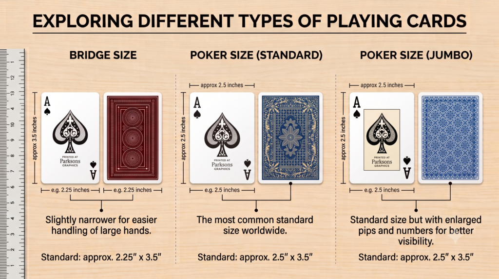 Choosing the Right Deck Size and Index for Your Game: Poker, Bridge, and Jumbo Explained