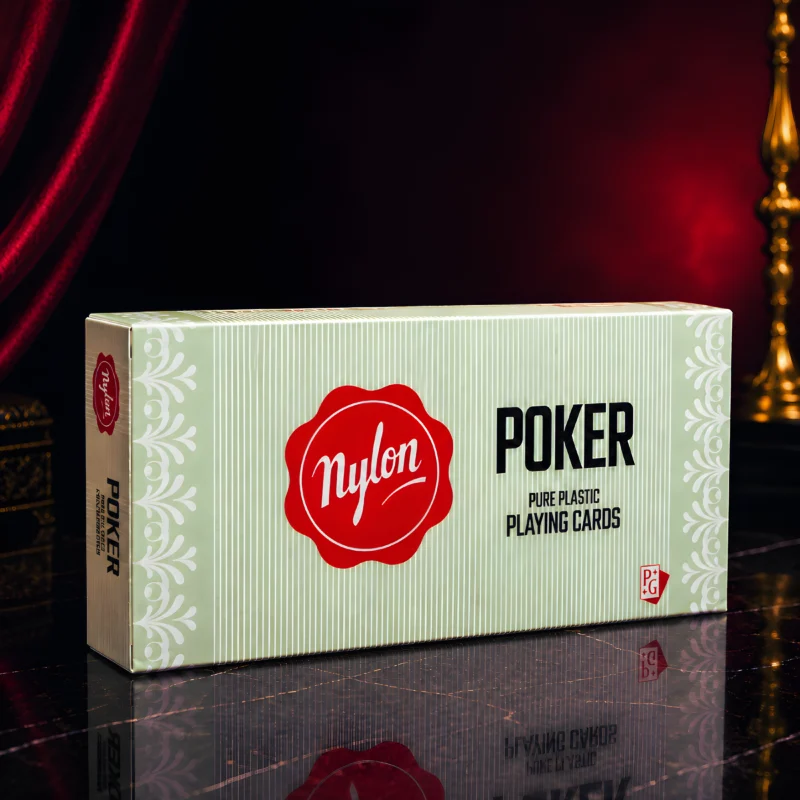 Nylon Poker Plastic Playing Cards — 6 Pack