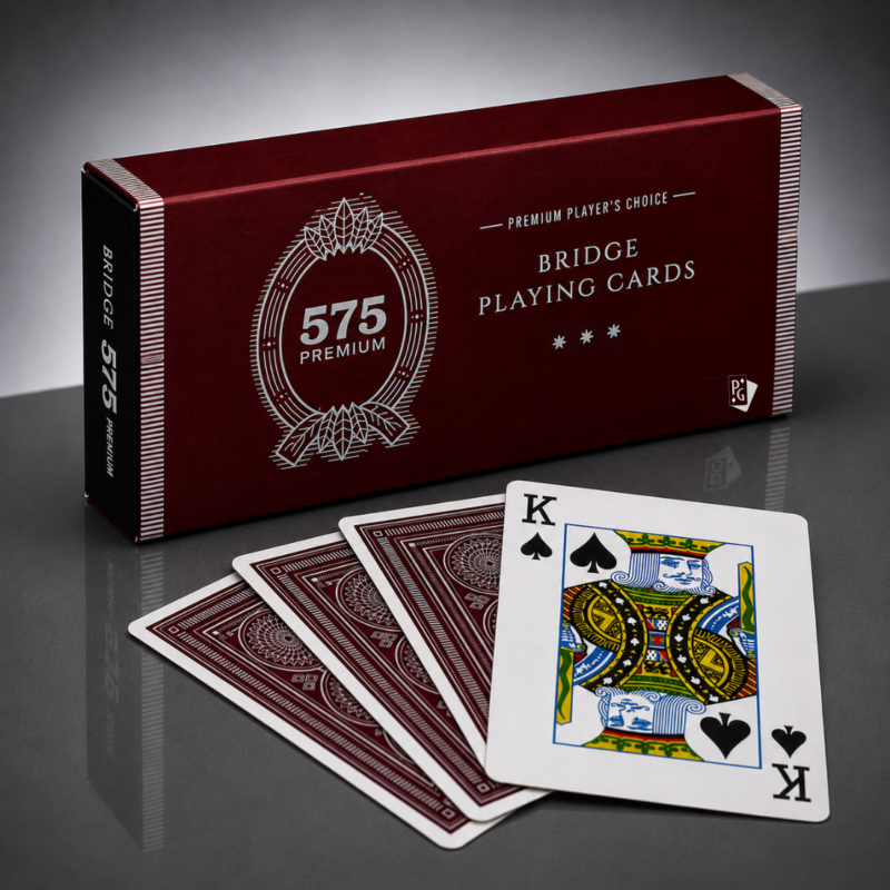 575 Premium Bridge Playing Cards — 6 Pack