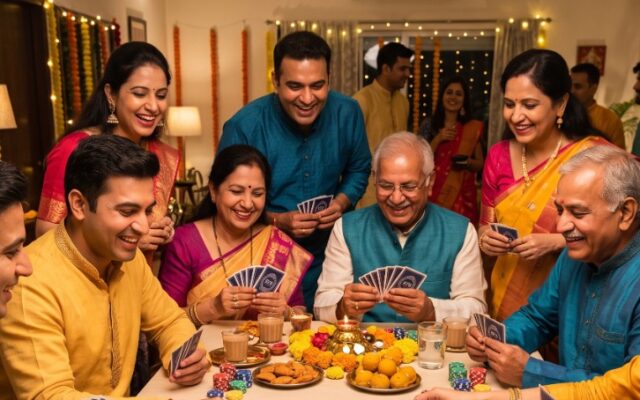 Hosting a Diwali Card Party: Games, Setup, and Decks for a Big Table